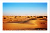 Walljar - Blue Desert - Muurdecoratie - Poster