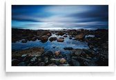 Walljar - Rocky Shore - Muurdecoratie - Poster