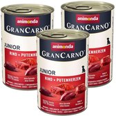 CranCarnoJunior  Rund+Kalkoenhart 400gr per 3 dozen