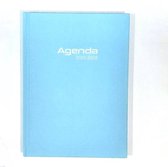 Verhaak Agenda A5 Soft Touch Nature 2021-2022 blauw