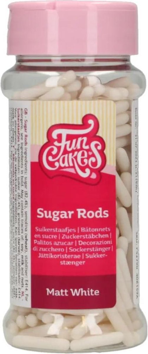 Bâtonnets de sucre blancs Funcakes