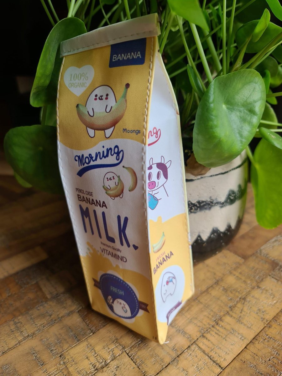 Trousse kawaii carton de lait jaune (kawaii, manga, anime) | bol.com