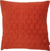 Hoyz | Kussen Triangle Rust | 45 X 45 | Sierkussen Voor Woonkamer Of Slaapkamer