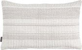 Hoyz | Melange Weave Licht Grijs Kussen | 30 X 50 | Sierkussen Voor Woonkamer Of Slaapkamer