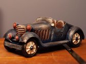 Blauwe Auto - Kunstbeeld