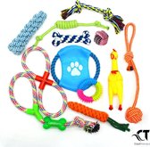 Honden Speelgoed Set 12 Stuks - Honden Speeltjes - Interactieve Speelgoed Honden - Hondenspeelgoed