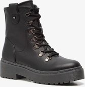 Supercracks dames veterboots - Zwart - Maat 38