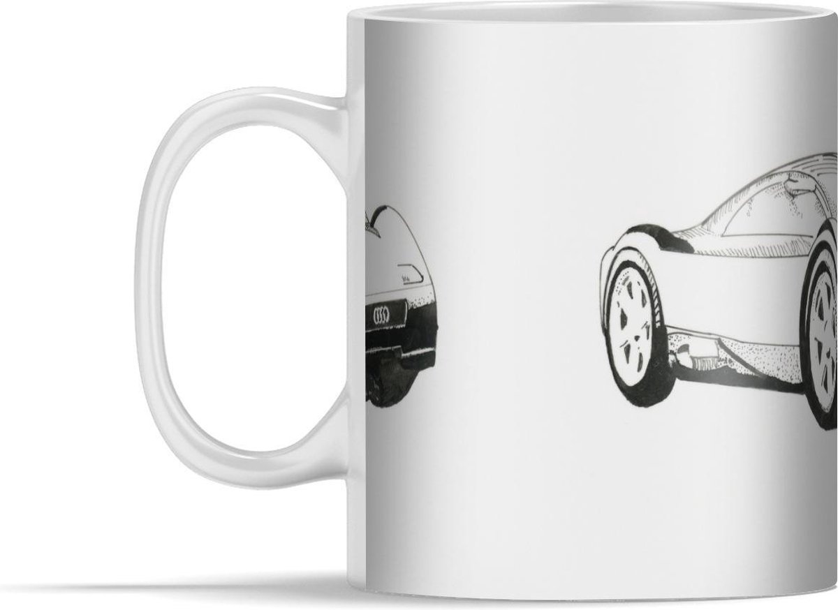 Tasse tasse AUDI CADEAU THÉ CAFÉ, TASSE AMUSANTE logo AUDI TASSE