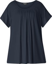 BASE LEVEL CURVY Yokia T-Shirt - Dark Blue - maat 2(50)