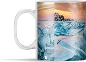 Mok - Gebroken ijs onder een kleurrijke hemel - 350 ml - Beker