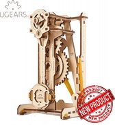 Ugears - Houten 3D puzzel - houten bouwpakket - Slinger STEM LAB - 92 onderdelen