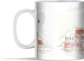 Mok - een gevel in de verboden stad - 350 ml - Beker