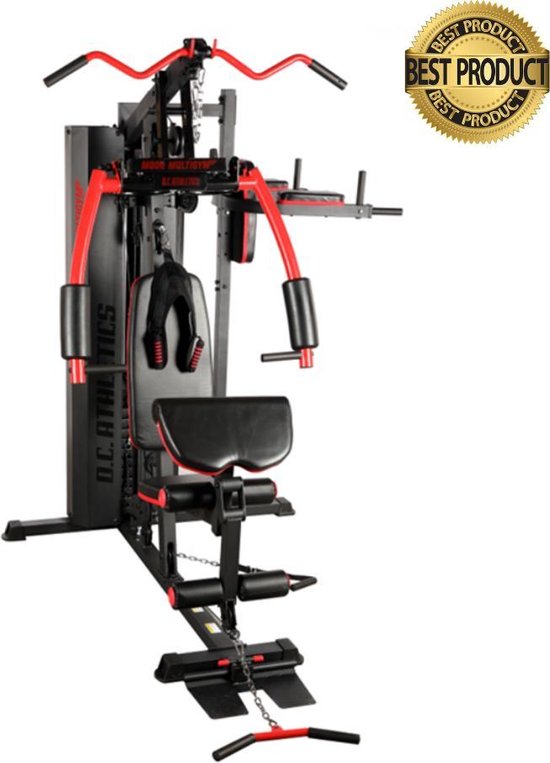 DC Athletics M800 - Home gym - Krachtstation - Powertower - Inclusief gewichten - 80kg - Verstelbaar - Pull Up