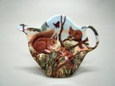 Porte- sachet de thé écureuil Geharo , 7,5 x 10 cm