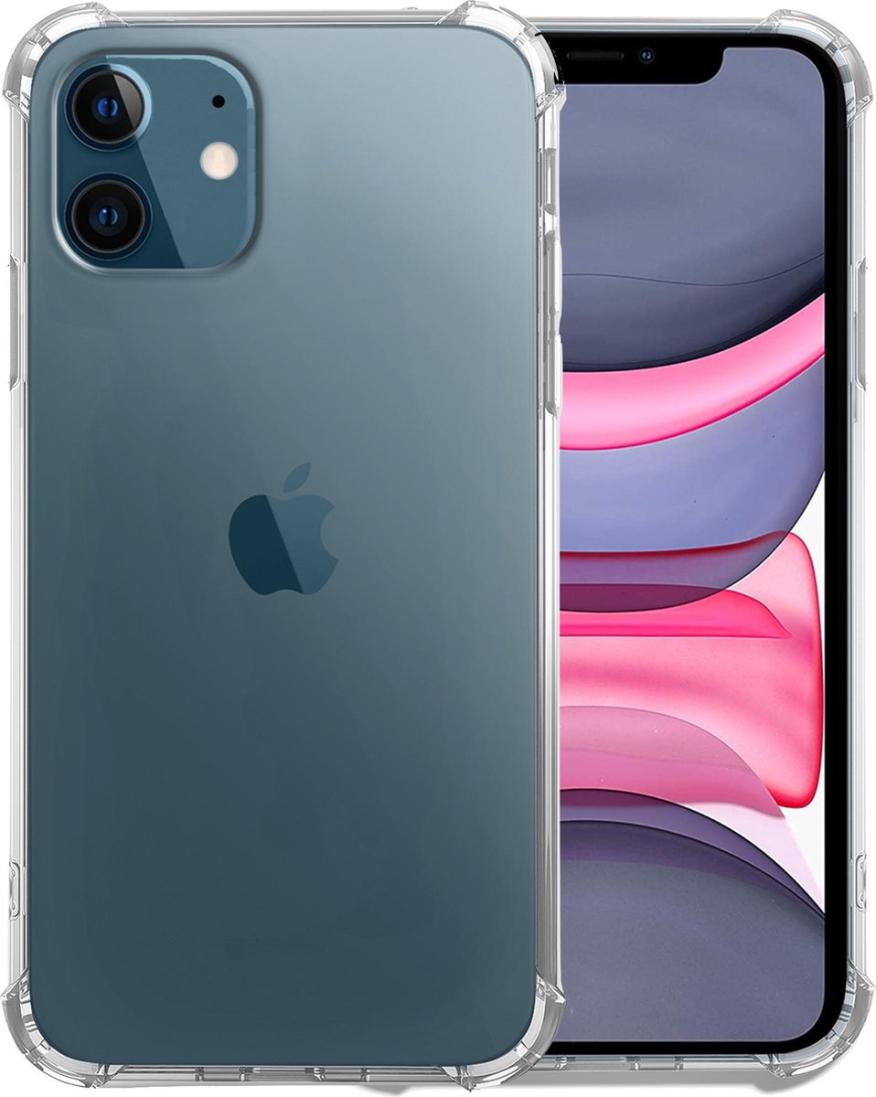 TechNow Shock Proof Backcover Hoesje geschikt voor iPhone 13 Mini - Transparant