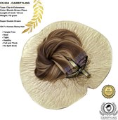 CAIRSTYLING Premium 100% Human Hair - CS634 INVISIBLE CLIP-IN - Super Double Remy Human Hair Extensions  | 110 Gram | 53 CM (21 inch) | Haarverlenging | Quality Hair Long-term Use