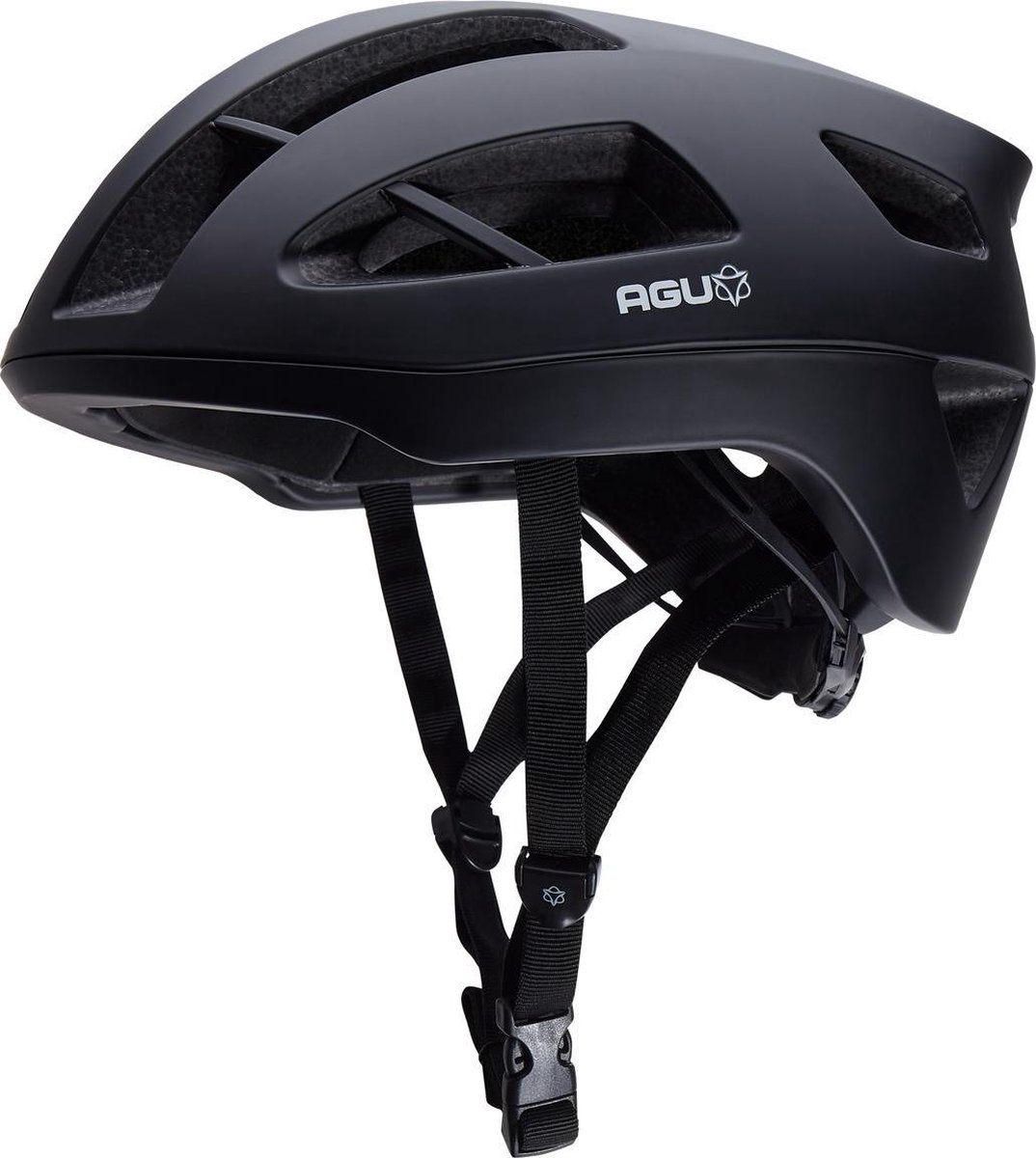 AGU Vigarous Fietshelm - Zwart - S/M
