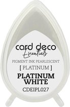 Card Deco Essentials Fast-Drying Pigment Ink Pearlescent Platinum White