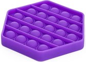 Plop Up! Fidgetspel Pop It Junior Achthoek 12,5 Cm Paars