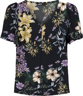 Only T-shirt Onlnova Lux  S/s Frida Top Aop Wvn 15233165 Night Sky/dark Botan Dames Maat - XL