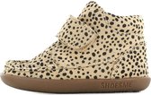 Baby | Klittenbandschoenen | Meisjes | BEIGE ANIMAL PRINT | Leer | Shoesme | Maat 24