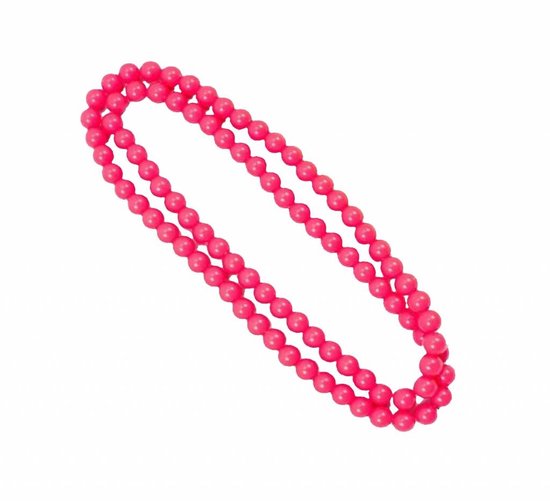 Folat - ketting - Neon roze - 100cm | bol.com