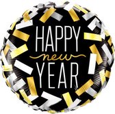 Folieballon - Happy new Year - 46cm - Zonder vulling