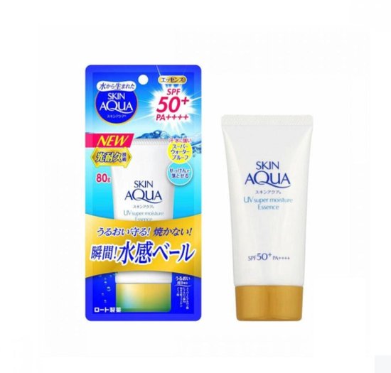 Skin Aqua UV Super Moisture Essence SPF50+ PA++++ 80g - Japanese Skincare | bol.com
