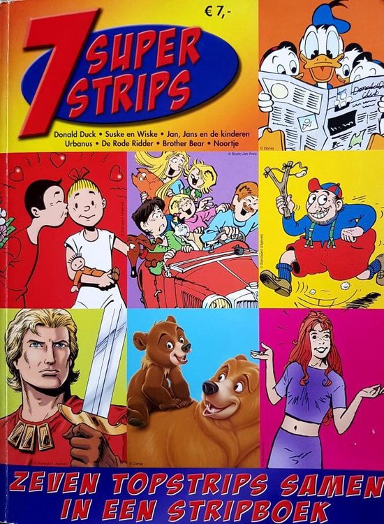 Megastripboek 7 Superstrips Zeven Voor Zeven
