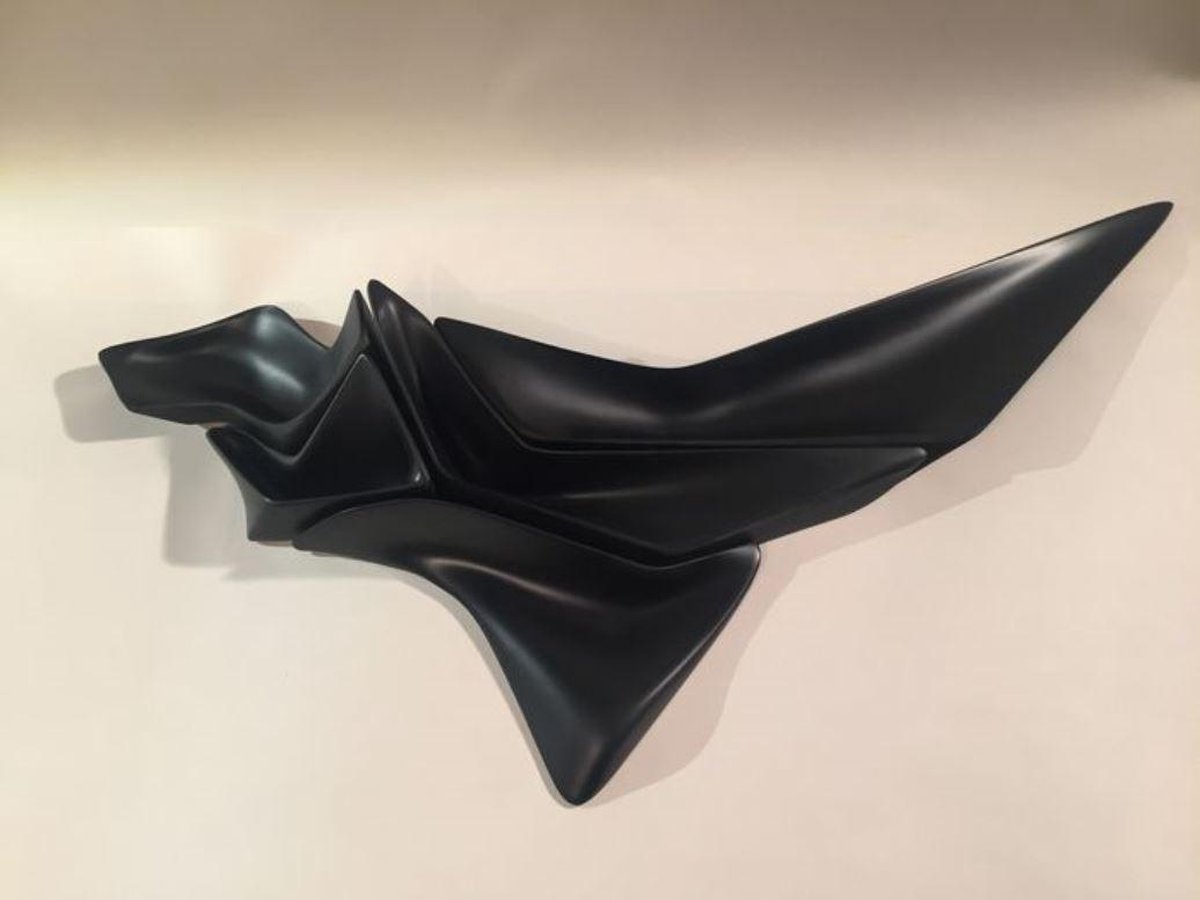 Alessi Zaha Hadid Niche Modulaire Centrepiece / Schaal Zwart