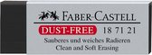 Faber-Castell gum - afmetingen 63x22x12mm - zwart - FC-187121