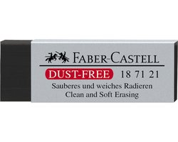 Faber-Castell gum - afmetingen 63x22x12mm - zwart - FC-187121