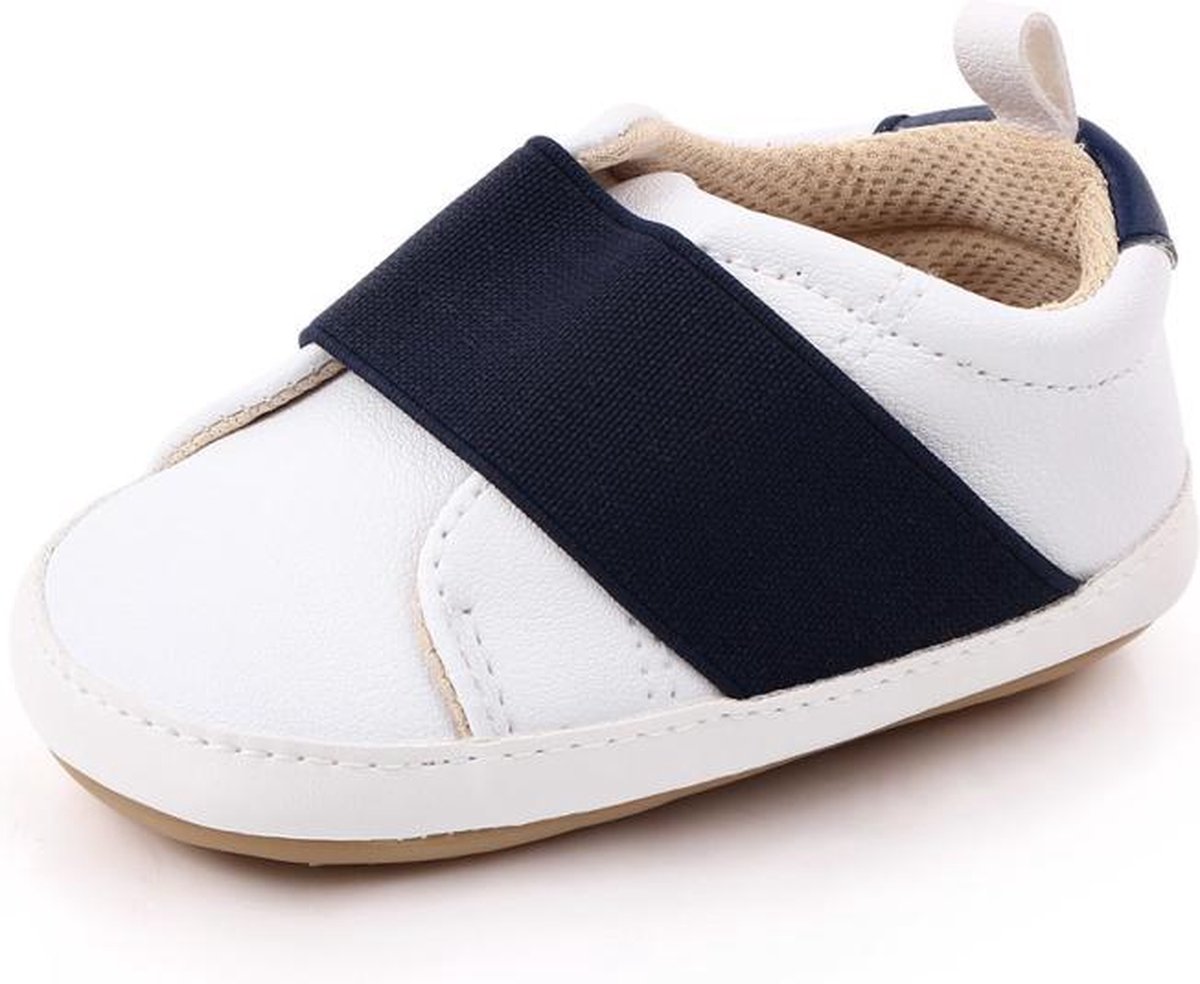 Wit met zwarte schoenen - Kunstleer - Maat 21 - Harde zool - 12 tot 18  maanden | bol.com