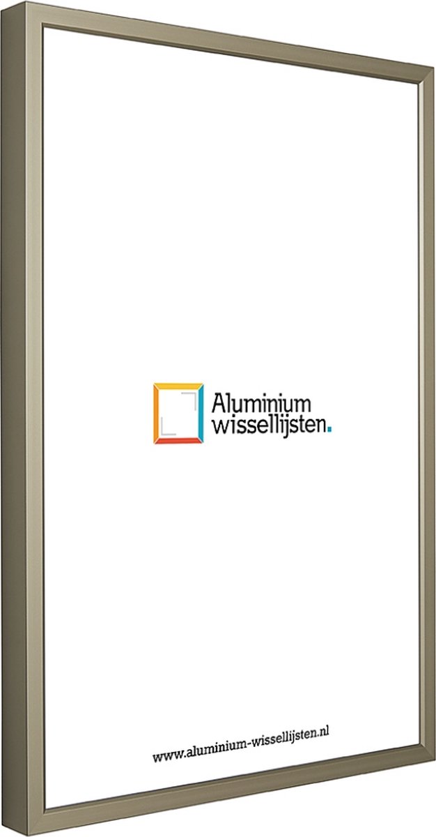 kompas transfusie Iets Aluminium Wissellijst 13 x 18 Mat Licht Brons - Ontspiegeld Glas -  Professional | bol.com