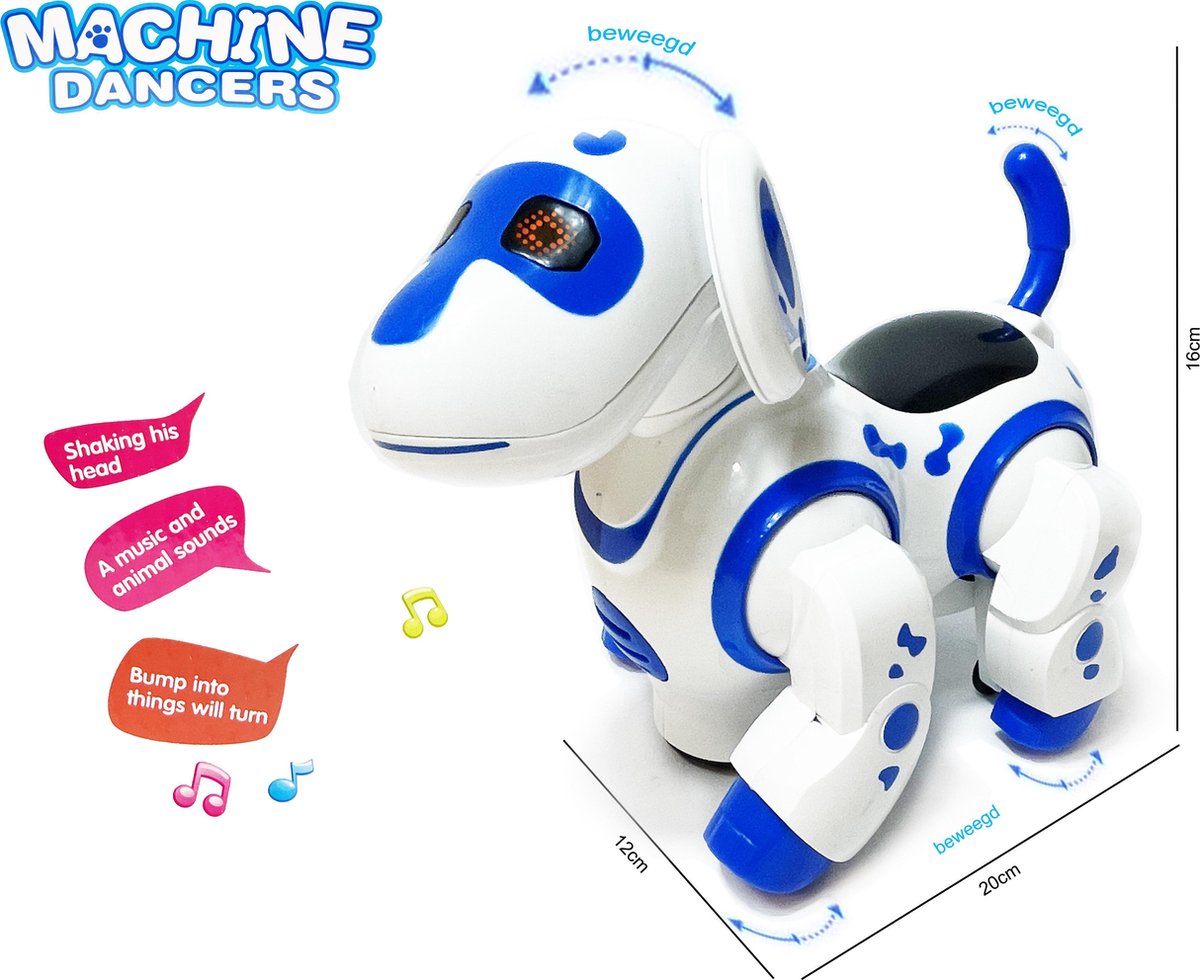 Nicoo Chien Robot Intelligent 2025 - Chiot Robot Réaliste Qui Marche Et Aboye - Jouet AI