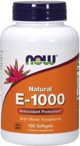 Vitamine E 1000 IU Now Foods 100softgels