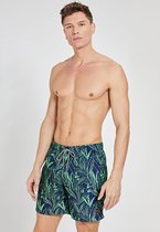 Shiwi Swimshort scratched leaves - groen - XXXL