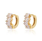 Ring dames | open ring | zilveren ring dames | Gold plated | Zirkonia ring | zilver 925 | one size ring | verstelbare ring | cadeau voor vrouw | beste vriendin cadeau | valentijn |