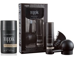 Toppik Hair Fibers Starterset Middenblond - Toppik Hair fibers 12 gram + Toppik Toolkit - Alles voor direct vol haar en een perfecte applicatie