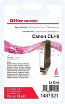 Office Depot Compatible Canon CLI-8M Ink Cartridge Magenta 13mL