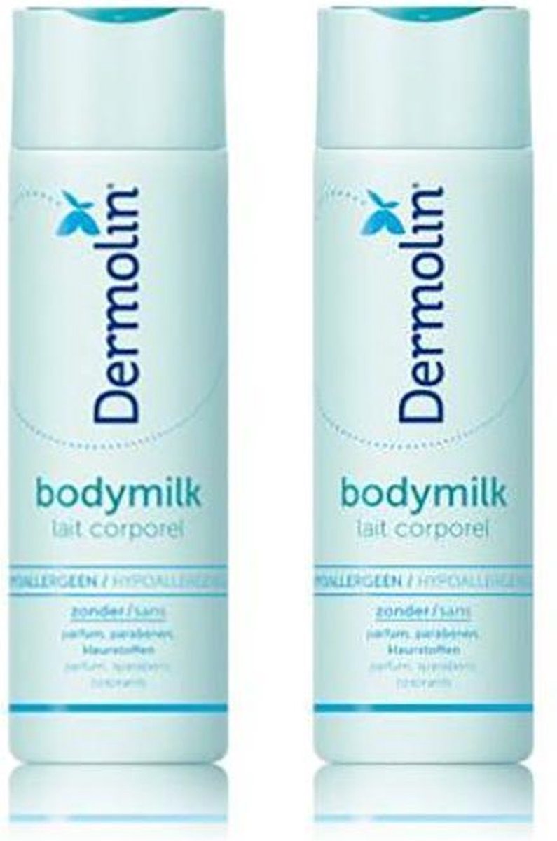 Dermolin Bodymilk Ongeparfumeerd 2x200ml