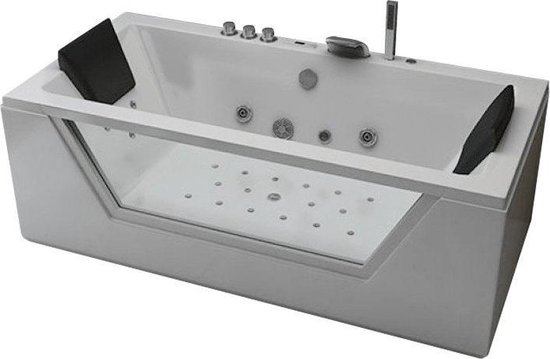 Luxury Jacuzzi - 90x185x68cm 2 Persoons - LED Verlichting bol.com