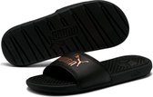 Puma Slippers - Maat 43 - Vrouwen - Zwart - Goud