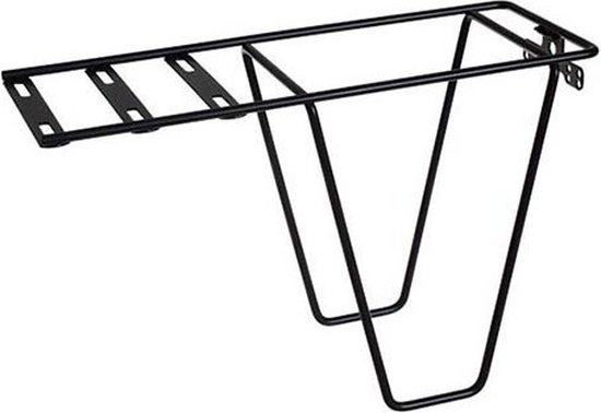 Steco Bagagedrager verlenger Tas-Mee - voor fietstassen - mat zwart