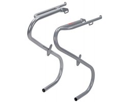 Tubus drager voor duo lowrider zilver