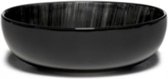 Serax Ann Demeulemeester Dé hoog bord D13cm off white/black varC