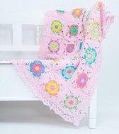 Haakpakket Coaster Square deken roze- door Jip by Jan
