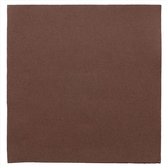 servetten bruin / 40X40 cm - 50 stuks