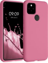 kwmobile telefoonhoesje voor Google Pixel 5 - Hoesje voor smartphone - Back cover in bubblegum roze