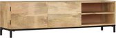 Tv meubel 145x30x41 cm massief mangohout